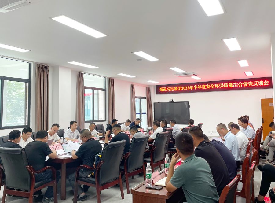 蜀道高速集團(tuán)黨委委員、副總經(jīng)理羊勇赴瀘永高速公路項(xiàng)目開展2022年半年度安全環(huán)保質(zhì)量綜合督查.jpg